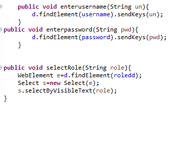defining operation in page class
